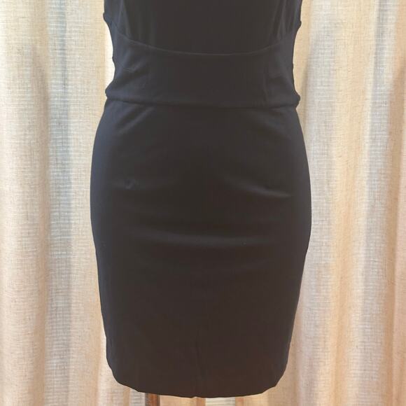 Navy Blue Diane Von Furstenberg Sheath Dress sz 8 - Picture 6 of 9